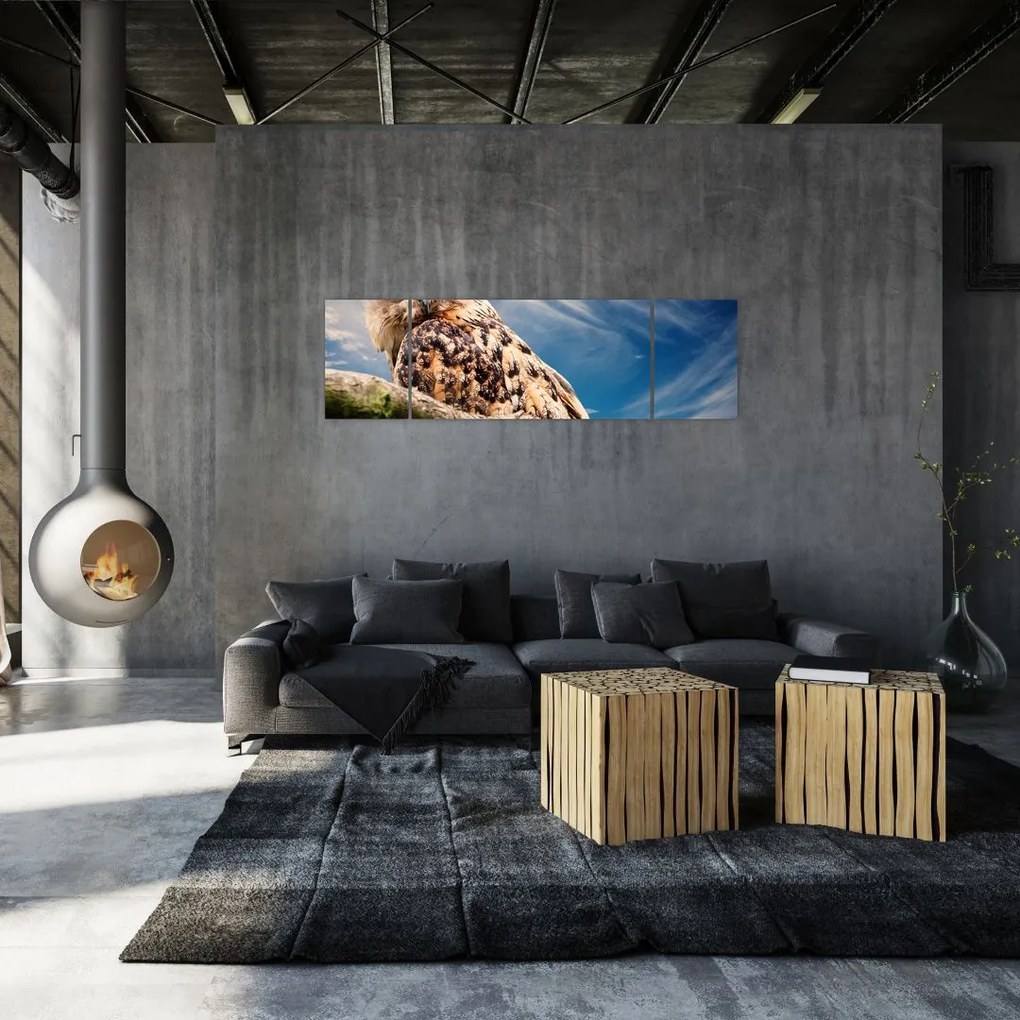 Obraz sowy (170x50 cm)