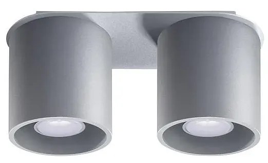 Podwójny plafon LED E761-Melvis - szary