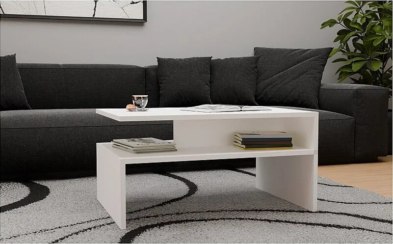 Ława Boston BOSTON biały stoik kawowy