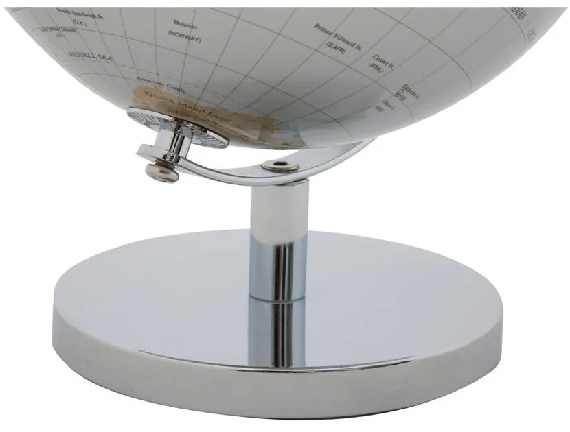 Dekoracja na stół w kolorze srebrno-złotym Mauro Ferretti Globe, wys. 28 cm