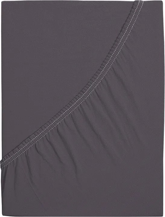 4Home prześcieradło jersey Ideal antracytowy, 90 x 200 cm