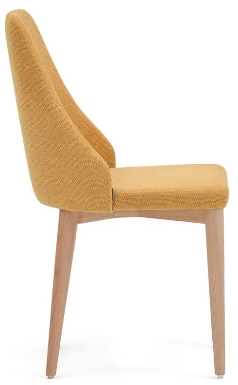 Musztardowe krzesło Rosie – Kave Home