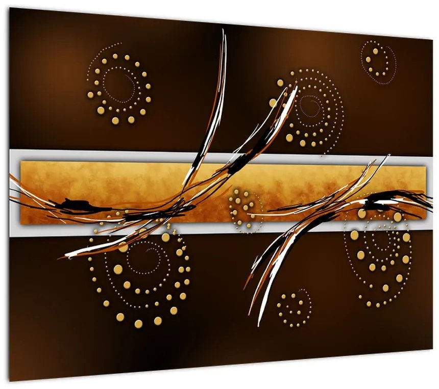 Obraz abstrakcji - Motyle (70x50 cm)
