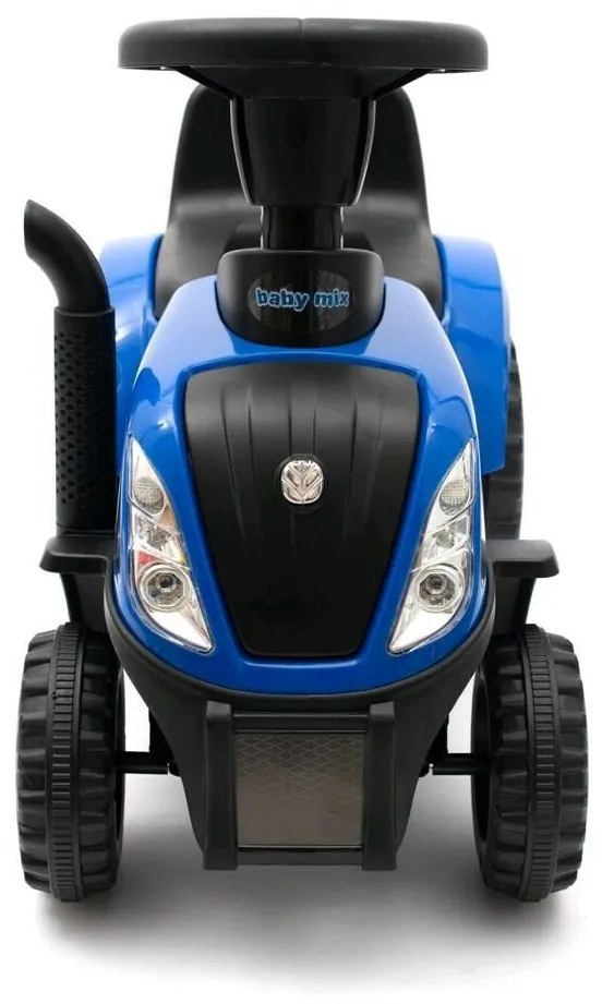 Baby Mix Odpychacz traktor z przyczepką i narzędziami New Holland, żółty