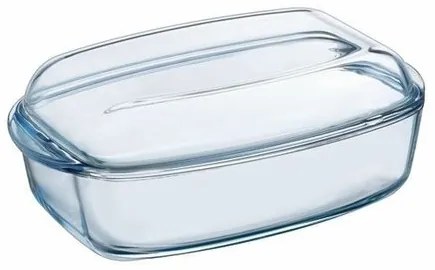 Pyrex Szklana miska do pieczenia z pokrywą, 6,7 l