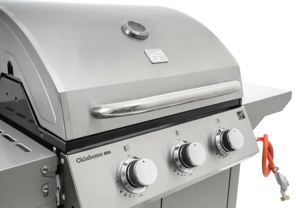 Grill gazowy G21 Oklahoma BBQ Premium Line 3 palniki + gratis reduktor ciśnienia
