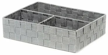 Compactor Organizer na pranie i dodatki TEX, 32 x 25 x 8 cm, szary