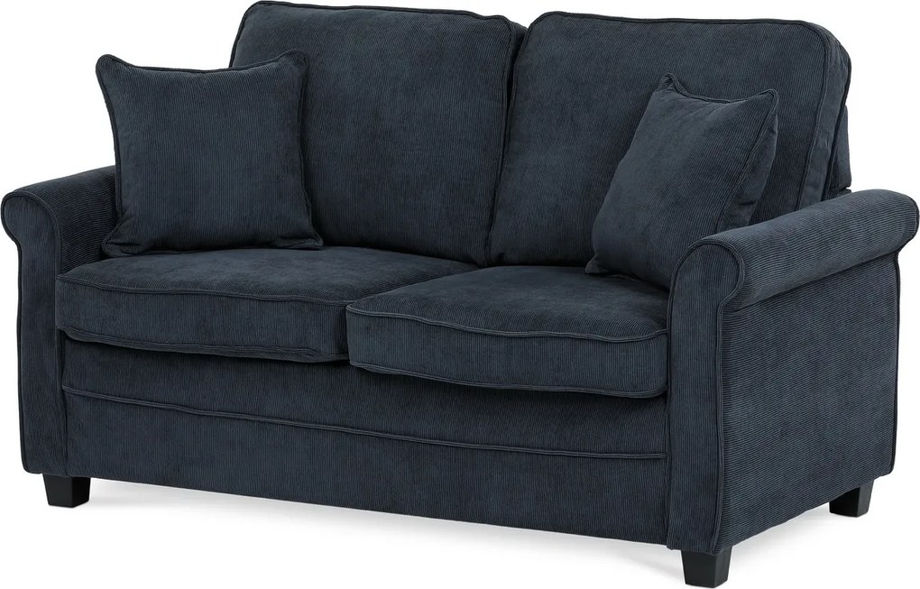Sofa dwuosobowa ASB-4170 BLUE2, sztruks, niebieski