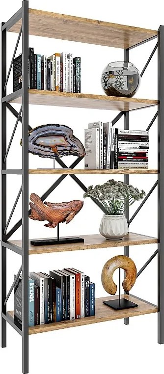 Metal Stand Shelf Książki Insasi 5-krotnie