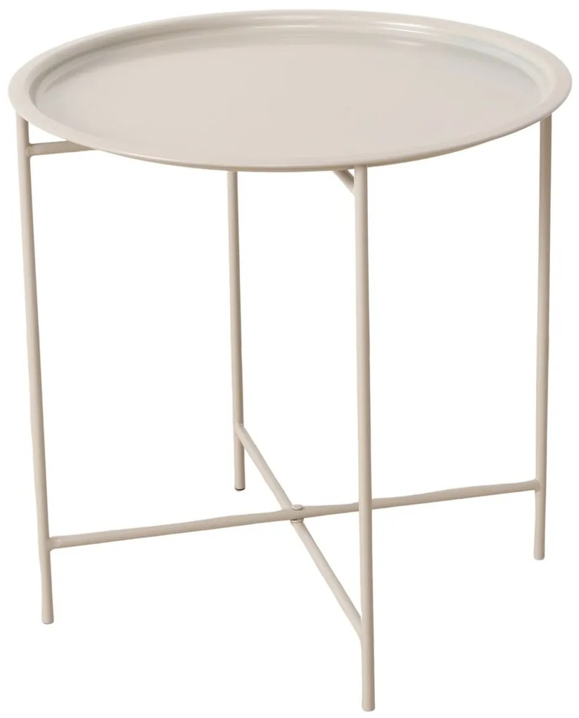 Metalowy stolik pomocniczy ROCKO, Ø 46 cm