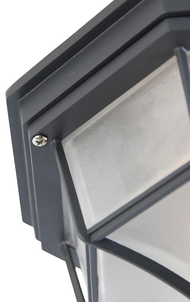 Zewnetrzna Lampa sufitowa rustykalna ciemnoszara 26,5 IP44 - Bri Rustykalny / Vintage Oswietlenie zewnetrzne