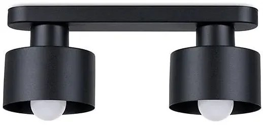 Czarna lampa sufitowa industrialna - A171-Lomino