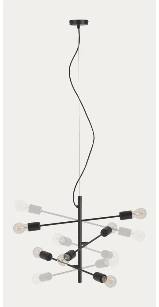 Czarna lampa wisząca ø 55 cm Spica – Kave Home