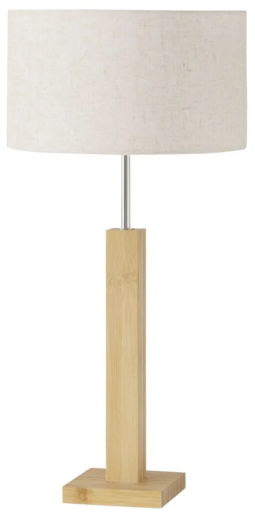 Lampa stołowa z bambusową bazą BENITO, 57 cm