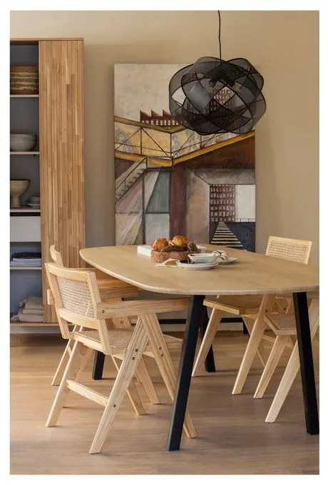 Naturalna szafa w dekorze dębu 60x210 cm Gravure – WOOOD