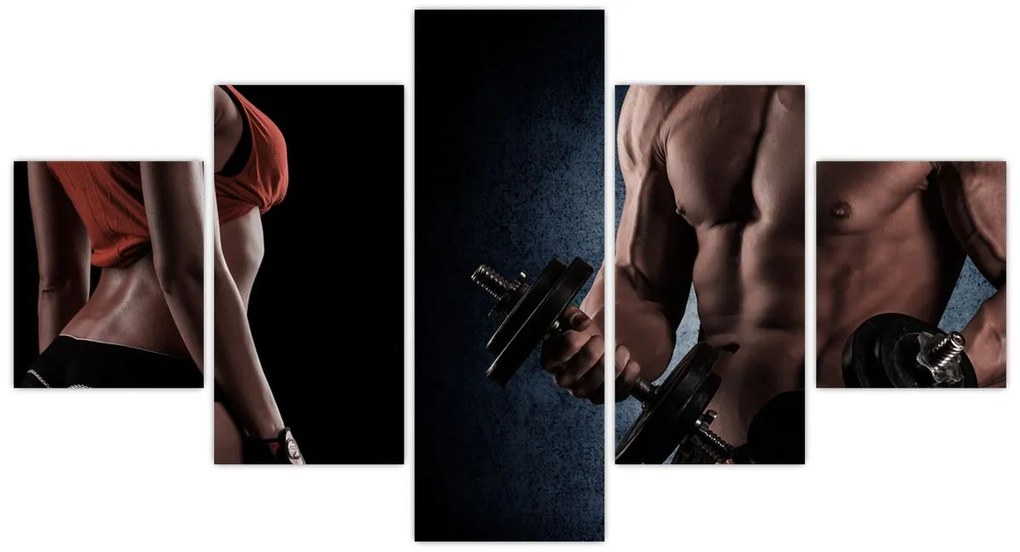 Obraz - Fitness (125x70 cm)