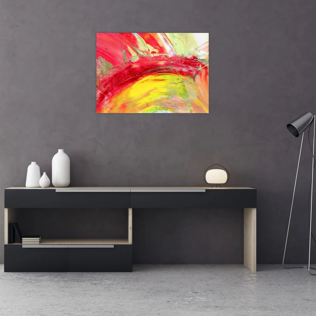 Obraz abstrakcji - malarstwo (70x50 cm)