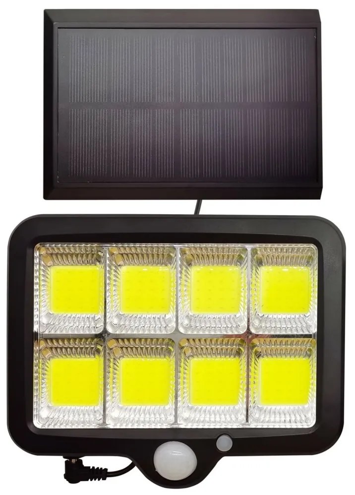 LED Naświetlacz solarny z czujnikiem INTEGRA LED/3W/3,7V IP44 + pilot