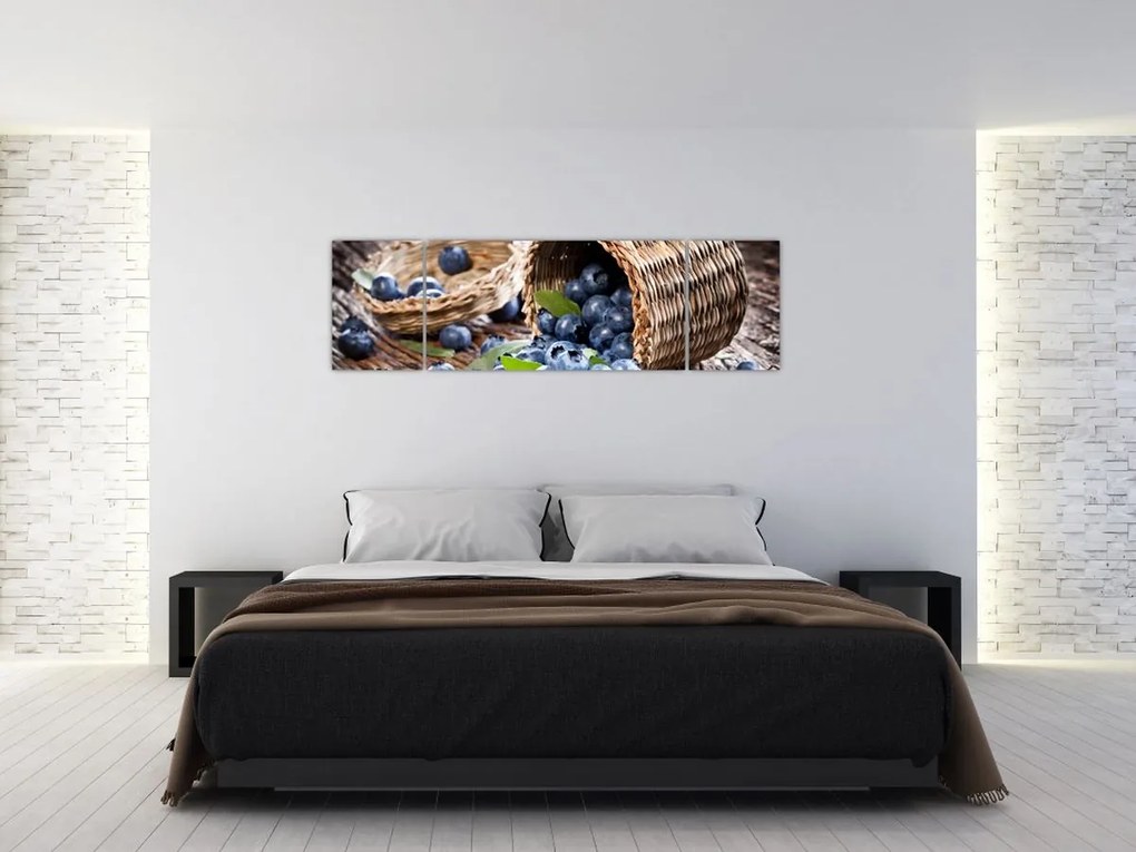 Obraz - Soczyste jagody (170x50 cm)