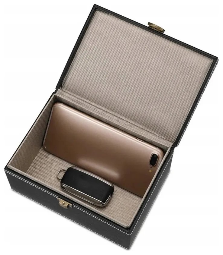 Klatka FARADAYA PUDEŁKO DUŻE 17CM NA KLUCZE do Samochodu Keyless Karty Etui