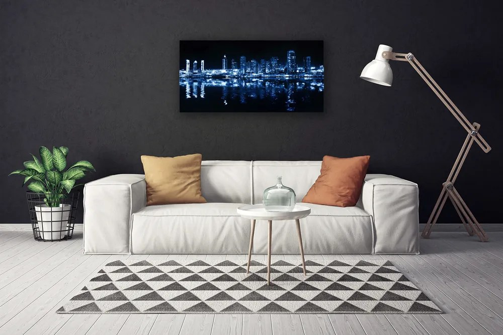 Duży obraz na płótnie Panorama Nowoczesnej Metropolii