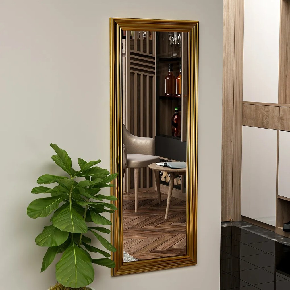 Lustro Smooth Gold 40 x 105 cm