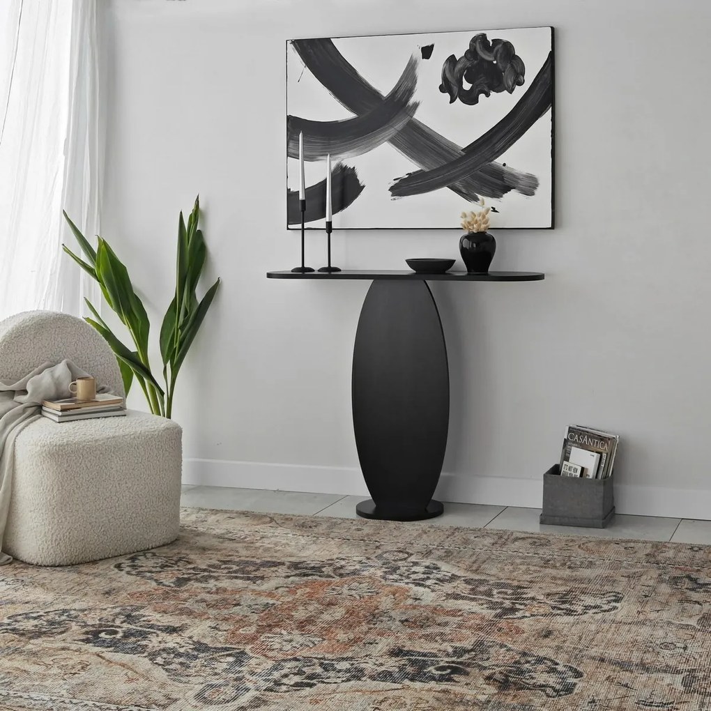 Stolik pomocniczy Ellittica Anthracite