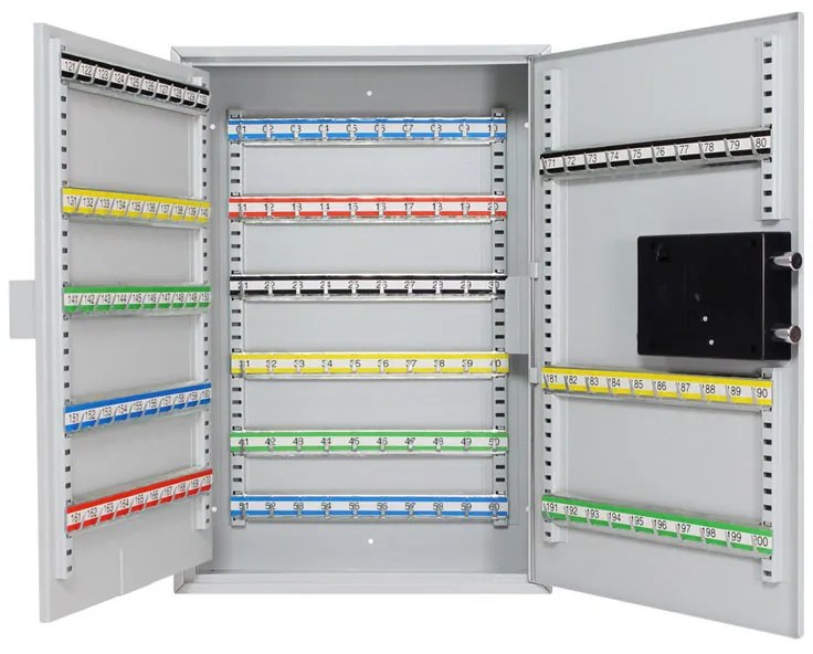 Skrzynka na klucze z zamkiem elektronicznym S-200 EL, na 200 kluczy