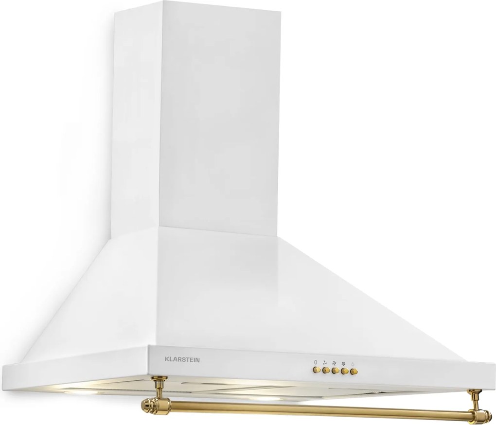 Klarstein Monthblanc 599.2m³/h 60cm Okap Retro Biały