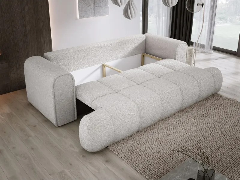 Sofa COCO z funkcja spania i pojemnikiem JASNY SZARY ANTHOLOGY 15