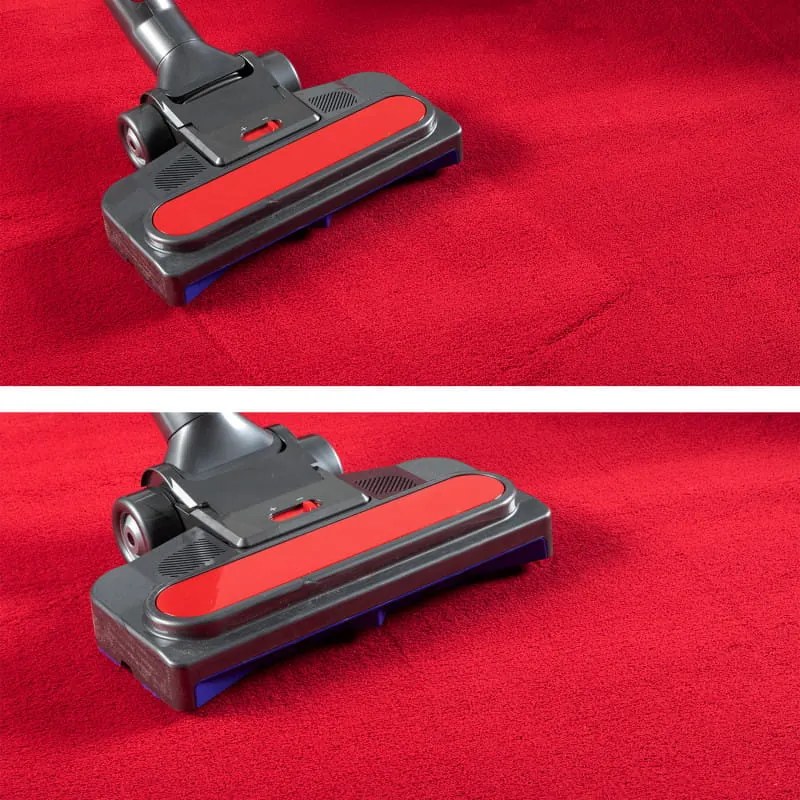 Dywan pluszowy Sky czerwony antypoślizgowy do prania 200 cm x 200 cm koło