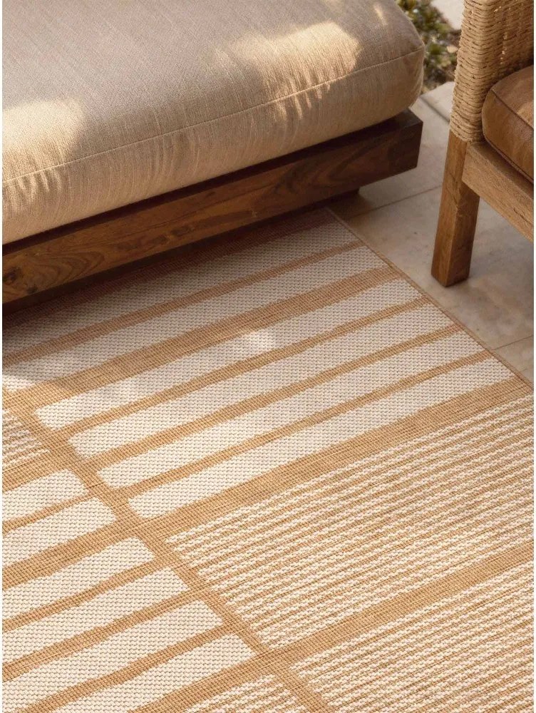 Kremowo-naturalny dywan odpowiedni na zewnątrz 120x170 cm Haringey Allington – Ted Baker