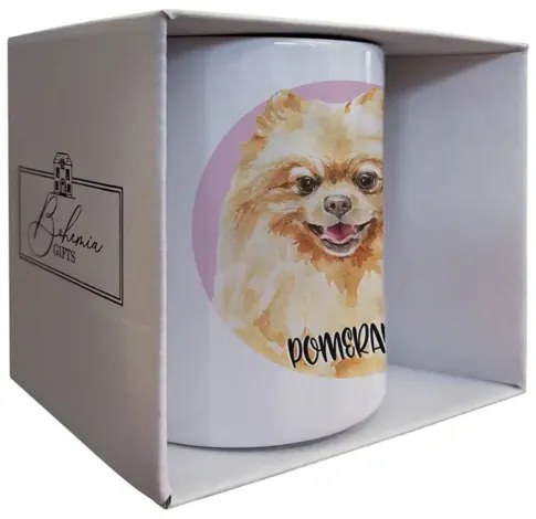 Bohemia Gifts Ceramiczny kubek - Pomeranian, 350ml
