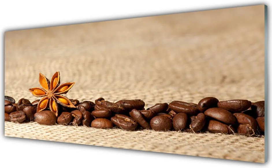 Panel Szklany Kawa Ziarnista W Detalu