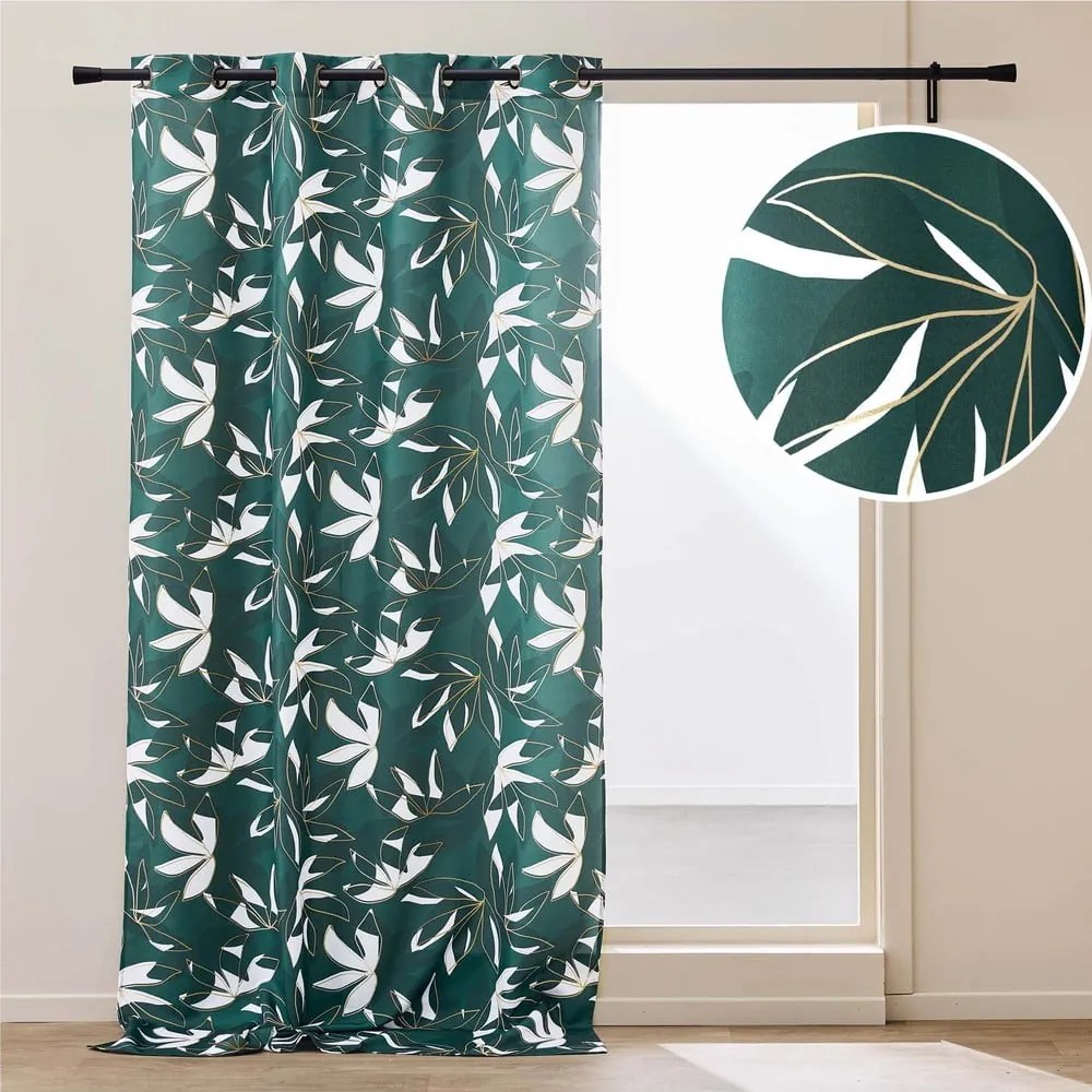 Zielona zasłona 140x260 cm Elsa – douceur d'intérieur