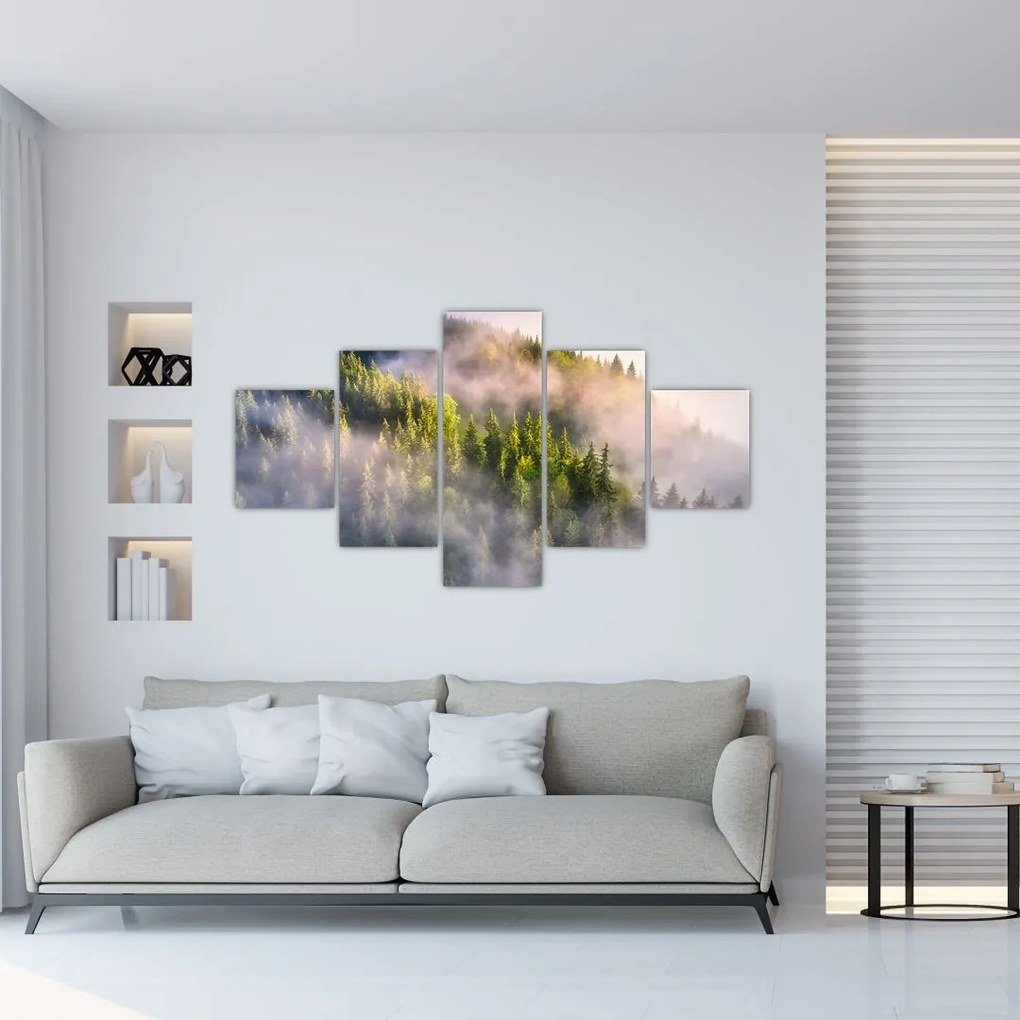 Obraz górskiego krajobrazu (125x70 cm)