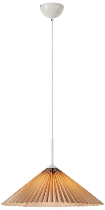 Beżowa lampa wisząca ø 50 cm Plisado – Markslöjd