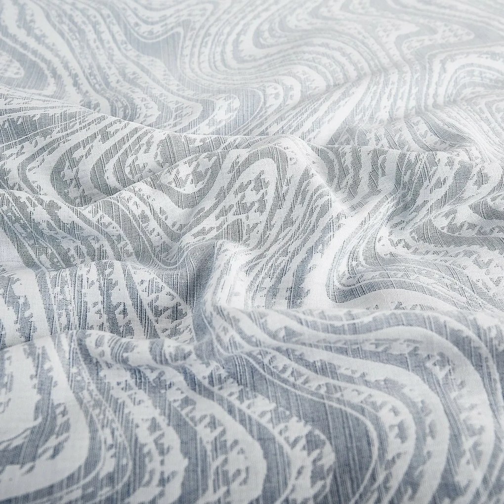 Pościel żakardowa Colorado niebieski, 140 x 200 cm, 70 x 90 cm