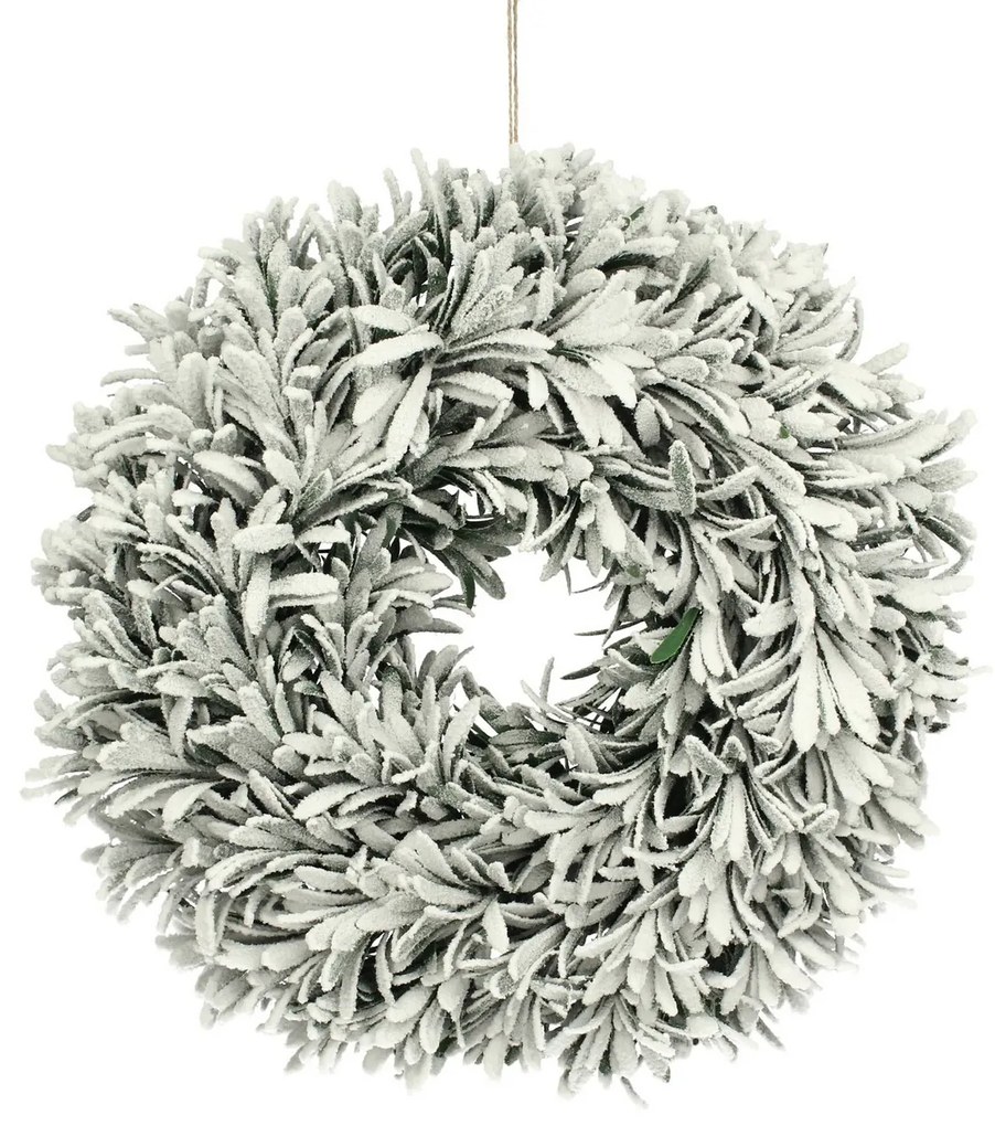 Wianek White Christmas ⌀40cm