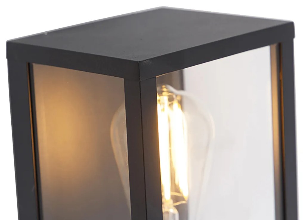 Zewnetrzna Zestaw 2 lamp ściennych w stylu industrialnym czarnych 26 cm IP44 - CharloisPrzemysłowy Oswietlenie zewnetrzne