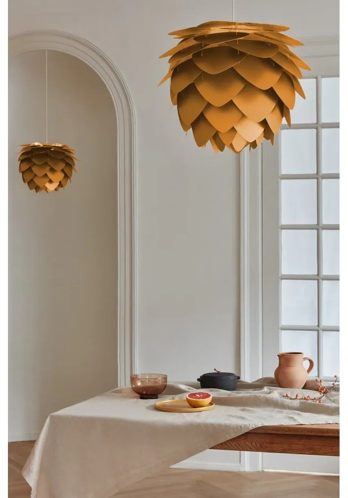 Abażur w kolorze ochry ø 40 cm Aluvia Mini – UMAGE