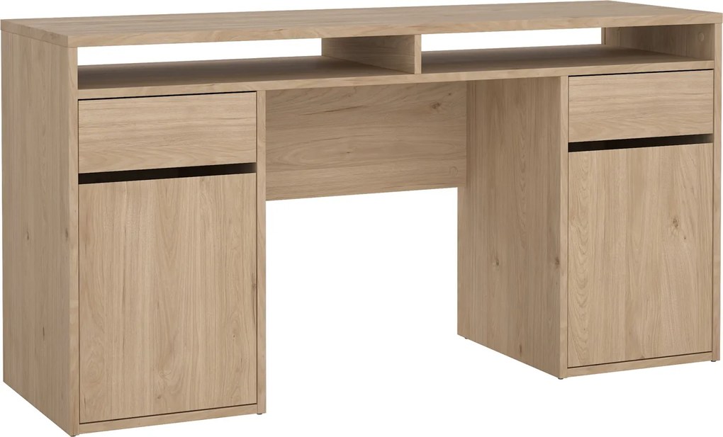 Biurko z kontenerkami Function Plus 149 cm jackson hickory