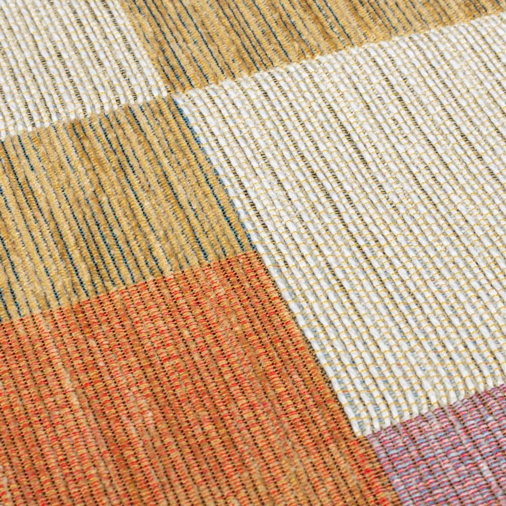 Pomarańczowo-naturalny dywan 120x170 cm Riley Block Geo – Flair Rugs