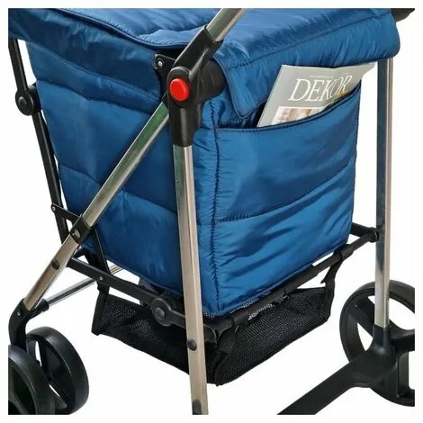 Rolser Składany wózek na kółkach Basket Polar 4Big, czarny