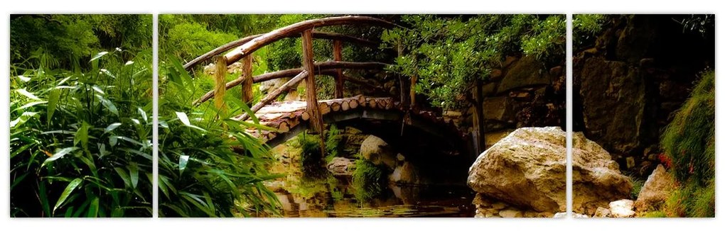 Obraz - Most nad rzeką (170x50 cm)
