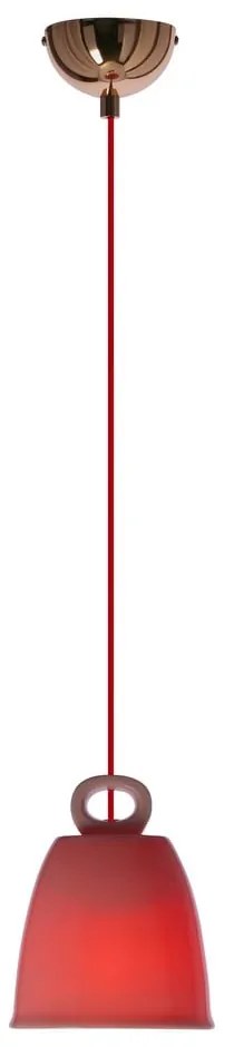 Różowa lampa wisząca z ceramicznym kloszem Sewilla – Candellux Lighting