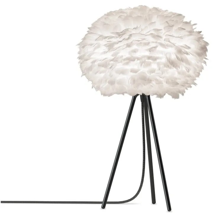 Czarny stołowy trójnożny stojak na lampę UMAGE, wys. 36 cm