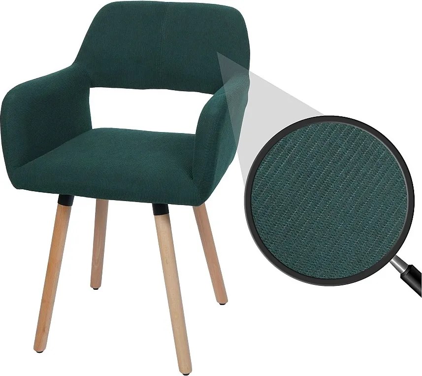 Krzesło do jadalni MCW-A50 II,  zielony