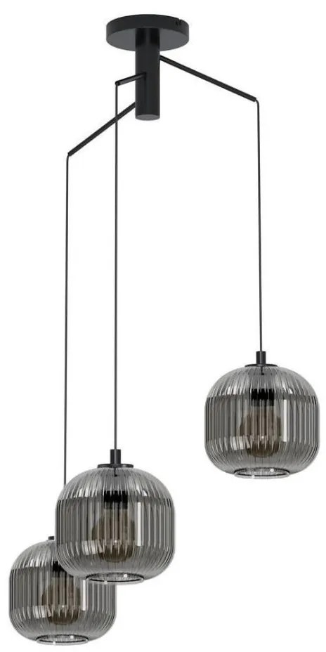 Eglo 99373 - Lampa wisząca na linkach MANTUNALLE 3xE27/40W/230V