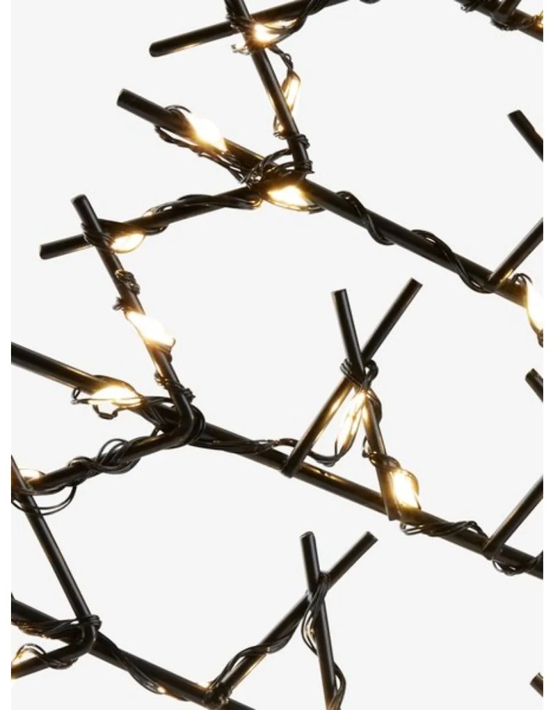 LED choinka świąteczna JINGLOO 33 cm, czarna